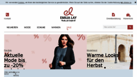 What Emilialay.de website looked like in 2017 (6 years ago)