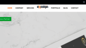 What Exaalgia.com website looked like in 2017 (6 years ago)