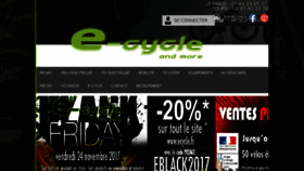 What Ecycle.fr website looked like in 2017 (6 years ago)