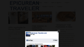What Epicurean-traveler.com website looked like in 2017 (6 years ago)