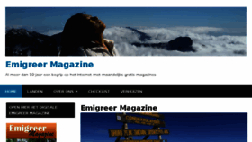 What Emigreermagazine.nl website looked like in 2017 (6 years ago)