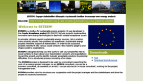 What Esteem-tool.eu website looked like in 2017 (6 years ago)