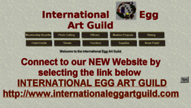 What Eggartguild.org website looked like in 2017 (6 years ago)