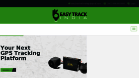 What Easytrackindia.in website looked like in 2017 (6 years ago)