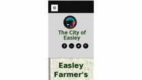 What Easleyfarmersmarket.com website looked like in 2017 (6 years ago)