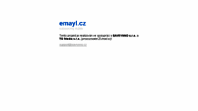 What Emayl.cz website looked like in 2017 (6 years ago)