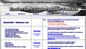 What Easiersoft.com website looked like in 2017 (6 years ago)
