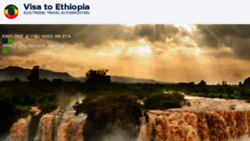 What Evisaforethiopia.com website looked like in 2017 (6 years ago)