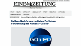 What Eine-zeitung.net website looked like in 2017 (6 years ago)