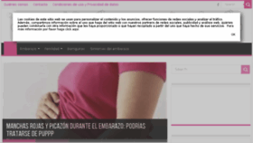 What Embarazoyfertilidad.com website looked like in 2017 (6 years ago)