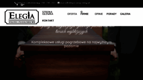 What Elegia-pogrzeby.pl website looked like in 2017 (6 years ago)