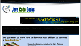 What Examples.javacodegeeks.com website looked like in 2017 (6 years ago)