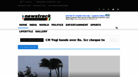 What English.newstrack.com website looked like in 2017 (7 years ago)
