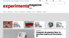 What Experimenta.es website looked like in 2017 (7 years ago)