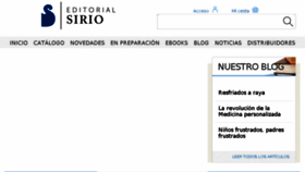 What Editorialsirio.com website looked like in 2017 (6 years ago)
