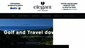 What Elegantgolfresorts.com website looked like in 2017 (6 years ago)