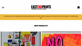 What Eastendprints.com website looked like in 2017 (6 years ago)