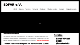 What Edfvr.org website looked like in 2017 (6 years ago)