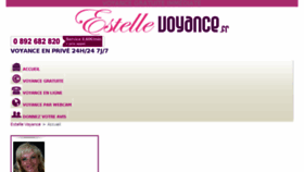 What Estellevoyance.fr website looked like in 2017 (6 years ago)