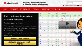 What Edudziennik.pl website looked like in 2017 (6 years ago)