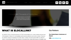 What Elocallink.com website looked like in 2017 (6 years ago)