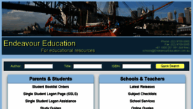 What Endeavoureducation.com.au website looked like in 2017 (6 years ago)
