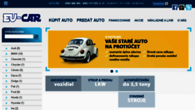 What Eucar.sk website looked like in 2017 (6 years ago)