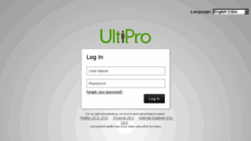 What E11.ultipro.com website looked like in 2017 (6 years ago)