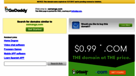 What Esmanga.com website looked like in 2017 (6 years ago)