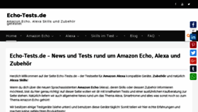 What Echo-tests.de website looked like in 2017 (6 years ago)