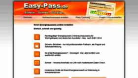 What Easy-pass.de website looked like in 2017 (6 years ago)