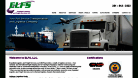 What Elfsfreight.com website looked like in 2017 (6 years ago)