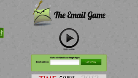 What Emailga.me website looked like in 2017 (6 years ago)