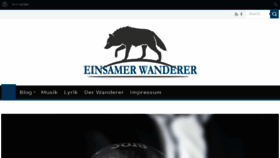 What Einsamer-wanderer.net website looked like in 2017 (6 years ago)