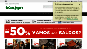 What Elcorteingles.pt website looked like in 2017 (6 years ago)