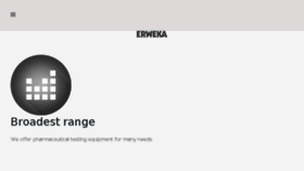 What Erweka.com website looked like in 2017 (6 years ago)
