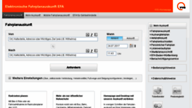 What Efa.vvs.de website looked like in 2017 (6 years ago)