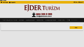 What Ejderturizm.com.tr website looked like in 2018 (6 years ago)