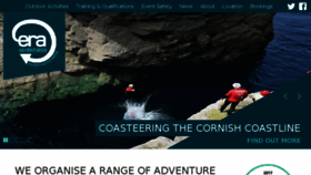 What Era-adventures.co.uk website looked like in 2018 (6 years ago)