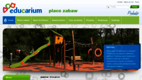 What Educarium-placezabaw.pl website looked like in 2018 (6 years ago)
