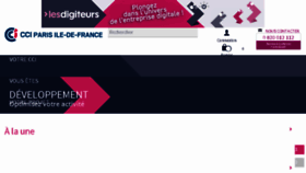 What Echangeur-pme.cci-paris-idf.fr website looked like in 2018 (6 years ago)
