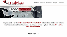 What Empirica-software.com website looked like in 2018 (6 years ago)