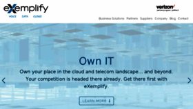 What Exemplifygroup.com website looked like in 2018 (6 years ago)