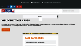 What Etcases.com website looked like in 2018 (6 years ago)