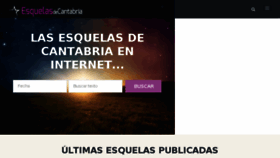 What Esquelasdecantabria.com website looked like in 2018 (6 years ago)