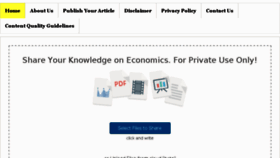 What Economicsdiscussion.net website looked like in 2018 (6 years ago)