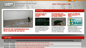 What Eventos.usp.br website looked like in 2018 (6 years ago)