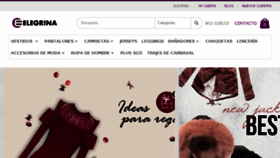 What Elegrina.es website looked like in 2018 (6 years ago)