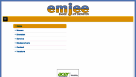 What Emjee.nl website looked like in 2018 (6 years ago)