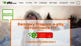 What E-pity.pl website looked like in 2018 (6 years ago)